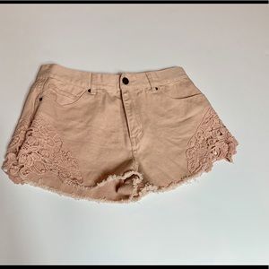 Pink Forever 21 jean Shorts